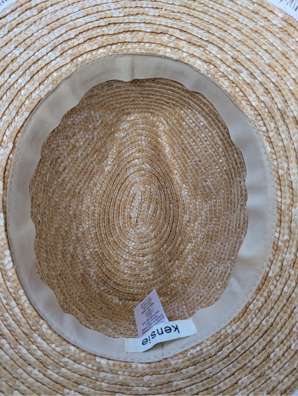 Kensie Straw Hat With Fringe Nwt — image 7 of 8